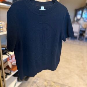 Hermes Black Short Sleeve Top sold ♥️